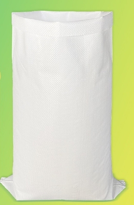 White Rice Bag Woven Snakeskin Flour Rice Packaging 60 Kgs Loading