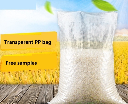 Empty Transparent PP Mesh Netting Bags Polypropylene Woven Logo Printing