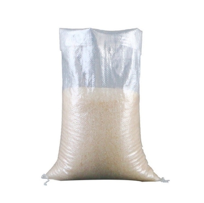 Transparent Polypropylene Mesh Netting Bags Woven Logo Printing PP For Rice Water Proof
