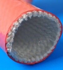 Easy to install Silicone Rubber Fiberglass Sleeving , Silicone Coated Sleeving