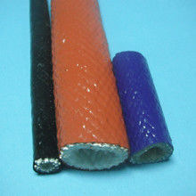 High Temperature Fiberglass Sleeving , Silicone Cable Sleeve