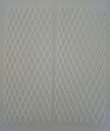 White Extruded Polyethylene Mesh Sleeves Non Toxic Protective Mesh Netting