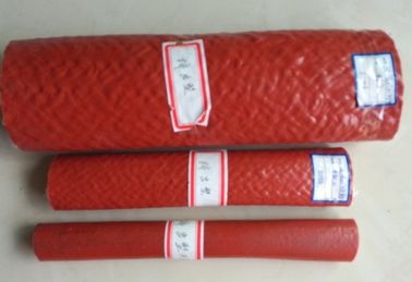 Heat Resistant Silicone Rubber Fiberglass Sleeving , High Temperature Fire Sleeves