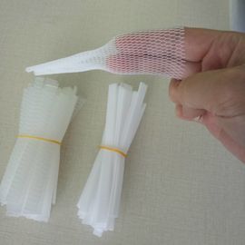 Milky Protective Mesh Sleeving For Rose Protective , Transparent PE Rose Net