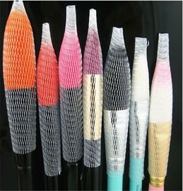 Makeup Brush Protective Mesh Sleeving , Mesh Sleeve Plastic Tube Netting PE Material