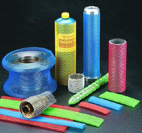 Non - Toxic Protective Mesh Sleeving  For Metal Parts / Wine Bottle / Packing Bags