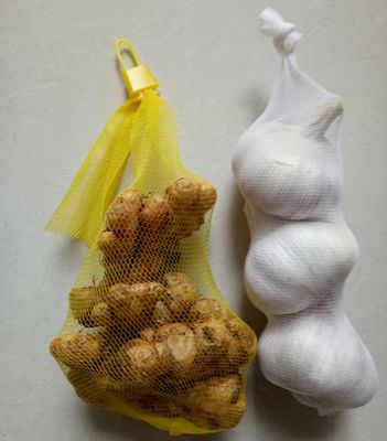 Net Length 35m 80mesh plastic mesh bags For Ginger Garlic
