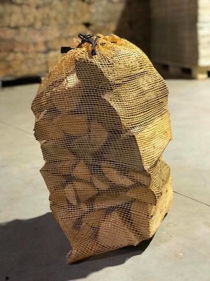 Plastic PP Woven Firewood 50*50cm Packaging Mesh Bags