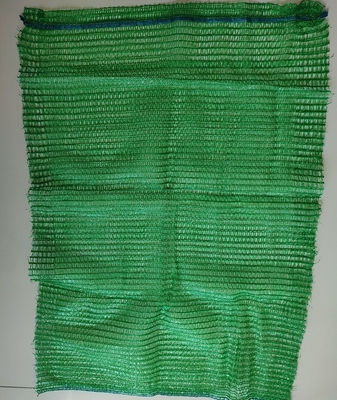 Green Raschel Fruit Packaging Net Bags Recyclable 26*39cm