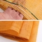 Durable Leno PP Woven Mesh Netting Bags Tubular Plastic Packaging Drawstring Orange