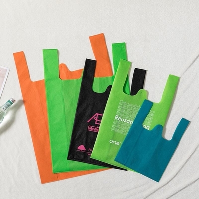 T-Shirt Non-Woven Ironing Bottom Non-Woven Mall Vest Shopping Bag