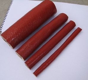 Red Color Silicone Rubber Fiberglass Sleeving heat-insulation