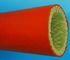 Red Color Silicone Rubber Fiberglass Sleeving heat-insulation