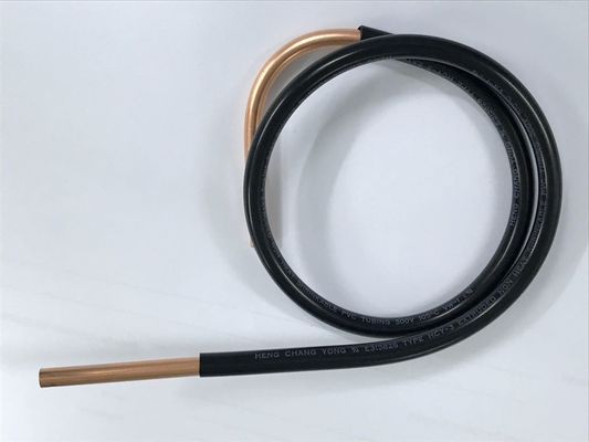 UL VW-1 Black Plastic Flexbile PVC Tubing For Wire Harness