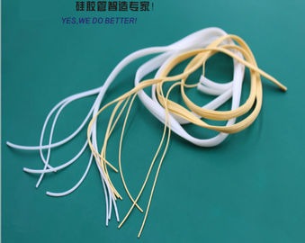 Food Grade Waterproof Flexible Silicone Tubing Solid Strip High Temperature Resistant