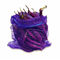 Violet Color Mesh Netting Bags Plastic Raschel Drawstring Bagonions Garlic Pepper Lemono