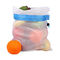 Fruit Vegetable Toys Washable Pouch Black Rope Reusable Produce Shopping Mesh Storage Bags