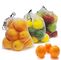 Reusable Mesh Sleeve Plastic Polyester Mesh Kitchen Fruit / Vegetable Storage Bags