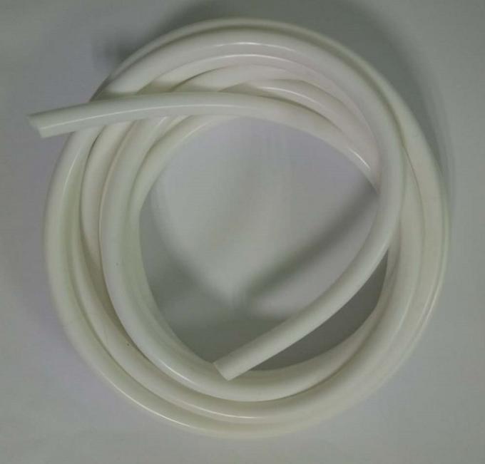White Flexible Silicone Tubing , High Temperature Silicone Rubber Tubing
